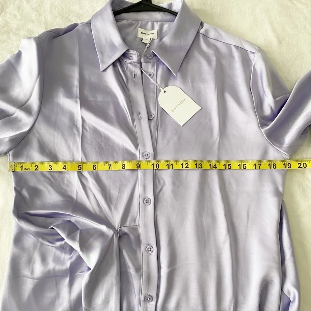 Song of Style Marta Satin Dress in Lavender Women's Size XS NWT *Read* - Picture 6 of 11